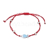 Nylon Braided Bead Bracelets for Women Men BJEW-JB11312-04-1