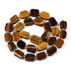 Natural Tiger Eye Beads Strands G-T138-01-3