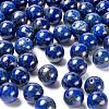 D100Pcs 8mm Natural Lapis Lazuli Round Beads DIY-LS0002-02-4