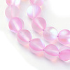 Synthetic Moonstone Beads Strands X-G-R375-8mm-A12-1