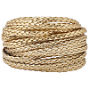 Flat PU Leather Braided Cord OCOR-WH0086-87B-01-1