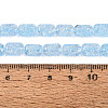 Transparent Crackle Glass Beads Strands GLAA-NH0001-04-A08-2
