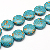 Dyed Synthetic Turquoise Bead Strands TURQ-Q100-04E-01-1