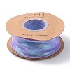 Flat Rainbow Color Nylon Organza Ribbon OCOR-WH0082-62A-2