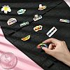 3Pcs 3 Styles Wall Mounted Brooch Jewelry Display Rolls ODIS-CJ0001-03-4