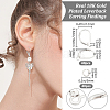 20 Pair Brass Leverback Earring Findings DIY-BBC0001-71P-2