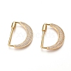 Brass Micro Pave Cubic Zirconia Screw Carabiner Lock Charms KK-I033-01G-D-1