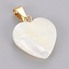 Shell Pendants STAS-F210-17G-J-2