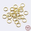 925 Sterling Silver Soldered Closed Jump Rings STER-F036-03G-0.5x3-3