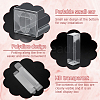 Transparent Plastic PVC Box Gift Packaging CON-WH0085-85B-4