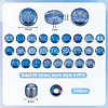 104Pcs 26 Styles Electroplated Glass Beads GLAA-PH0003-97A-4