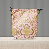 Chinese Style Brocade Drawstring Gift Blessing Bags PW-WG35235-03-1