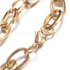 304 Stainless Steel Cable Chain Bracelets BJEW-P064-27G-3