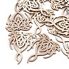 Undyed Wood Big Pendants WOOD-T008-26-1