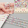 2 Strands Handmade Lampwork Beads Strands LAMP-NB0002-08D-4