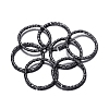 304 Stainless Steel Twisted Open Jump Rings STAS-WH0021-13B-1