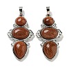 Synthetic Goldstone Pendants G-Q158-04K-1