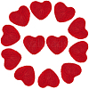 12Pcs Heart Wool Needle Felting Decoration DIY-SC0030-14B-1