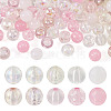 200Pcs 10 Style Transparent Acrylic Beads Sets MACR-TA0001-27-11