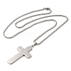 Non-Tarnish 304 Stainless Steel Pendant Necklaces NJEW-H015-08P-2