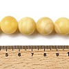Natural Yellow Jade Beadd Strands X-G-A274-A01-14mm-5