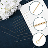 8 Pairs 2 Colors 304 Stainless Steel Earring Findings STAS-BBC0009-72-6