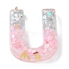 Resin Pendants RESI-B029-01P-U-1