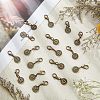 SUPERFINDINGS 52Pcs Tibetan Style Alloy Alphabet Pendant Decorations AJEW-FH0002-85-4