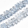 Electroplate Glass Beads Strand EGLA-S188-26-A01-1