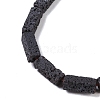 Frosted Natural Lava Rock Beads Strands G-E618-05-3