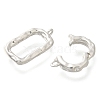 925 Sterling Silver Fold Over Clasps STER-U006-11P-2