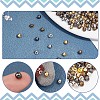  200Pcs 4 Colors Mini Alloy Shank Buttons Sets BUTT-NB0001-60-4