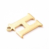 PVD Vacuum Plating  304 Stainless Steel Charms STAS-H112-H-G-3