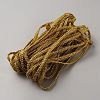 Polyester Metallic Braid Lace Trim OCOR-WH0089-22A-2