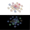 Star UV Plating Luminous Rainbow Iridescent Acrylic Beads LACR-R001-11A-1