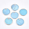 Freshwater Shell Pendants SSHEL-T007-03-1