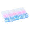 450Pcs 15 Style Transparent Acrylic Beads TACR-FS0001-30-2