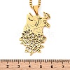 304 Stainless Steel Pendant Necklaces NJEW-C066-19G-3