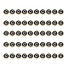 Golden Plated Alloy Charms ENAM-SZ0001-25B-C-1