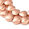 Electroplate Glass Beads Strands EGLA-H109-12-02-4