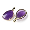 Natural Amethyst Pendants G-U002-01G-D-2