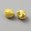 UV Plating Opaque Acrylic Beads OACR-A039-01B-2