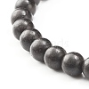 Wooden Beads Stretch Bracelets Set BJEW-JB07019-9