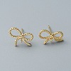 Brass Stud Earrings Finding FIND-WH0152-98-1