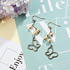 Brass Earring Hooks KK-PH0035-82-RS-6