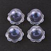 Transparent Acrylic Bead Caps OACR-P007-46-1