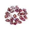 Dyed Electroplate Raw Rough Natural Amethyst Beads Strands G-Q610-05C-3