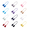 Givenny-EU 12Pcs 12 Color Double-end Velvet Tassels Pendant DIY-GN0001-10-9