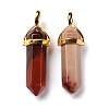 Natural Mookaite Pointed Pendants G-G025-01G-06-2