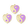 Alloy Enamel Pendants ENAM-G212-05G-4